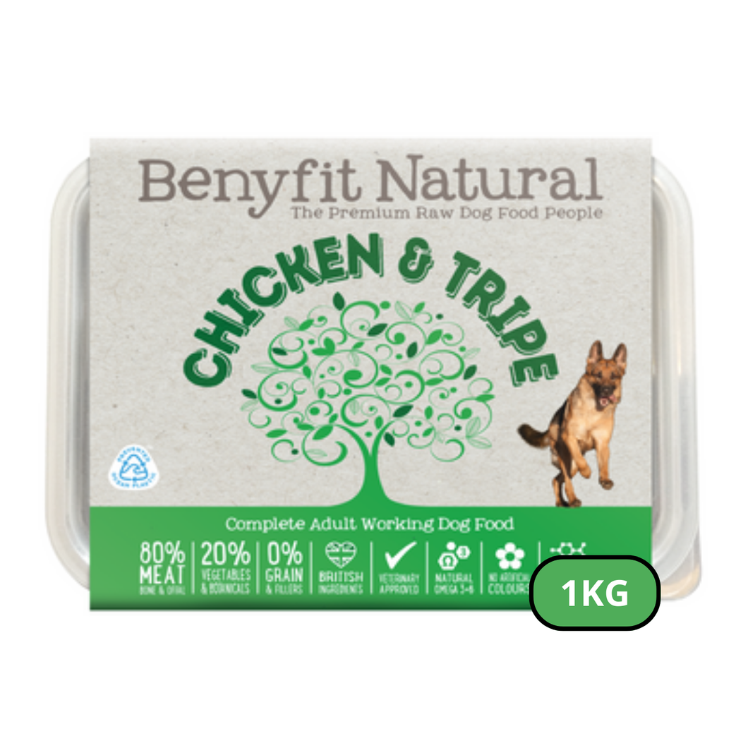 Benyfit Natural Chicken & Tripe Complete 1kg