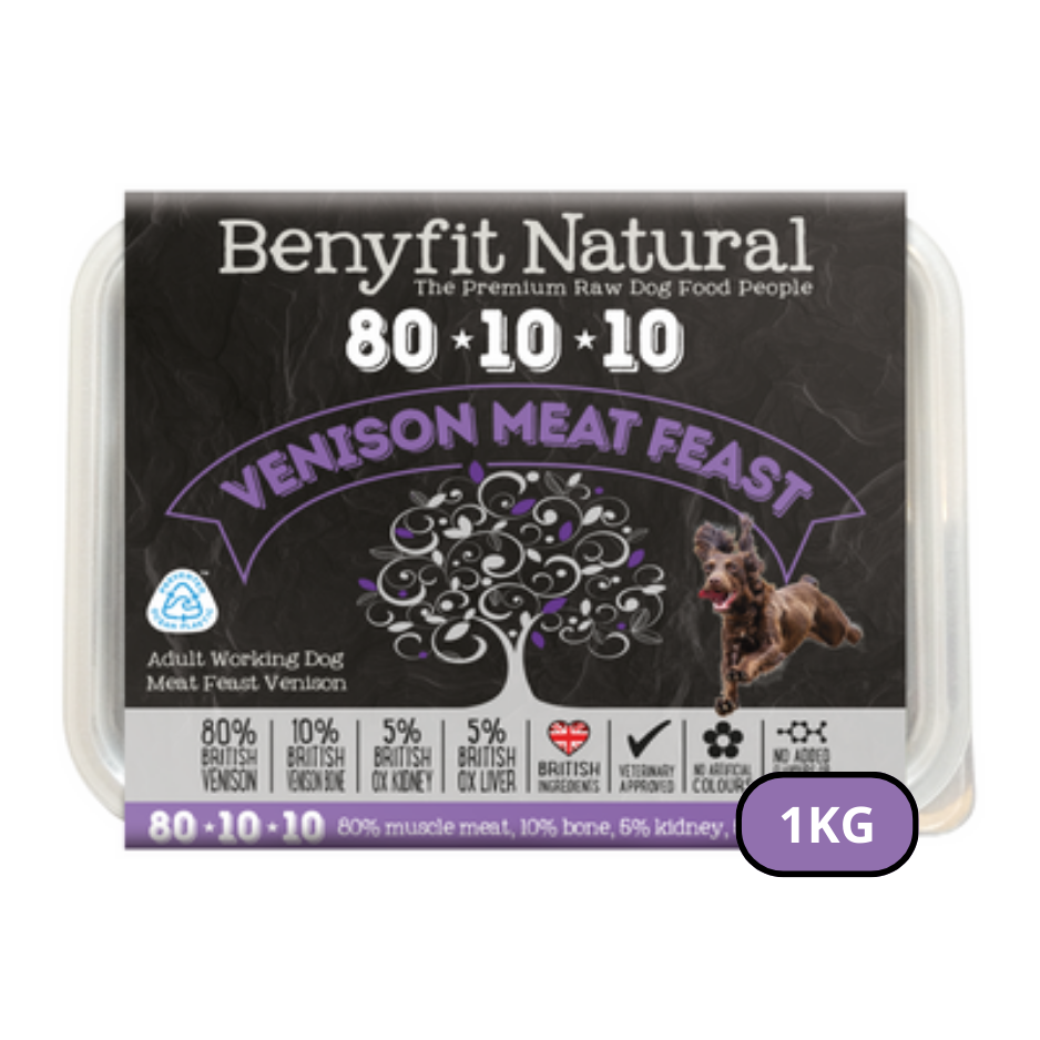 Benyfit Natural 80.10.10 Venison Meat Feast 1kg