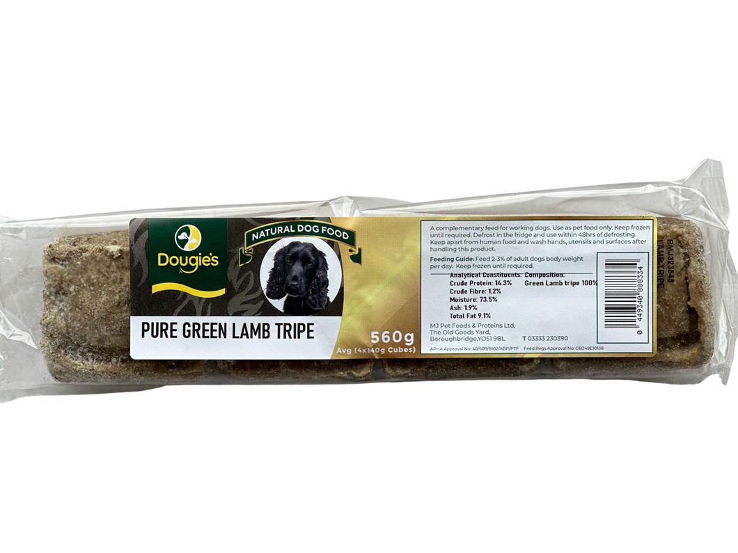 Dougie's Green Lamb Tripe