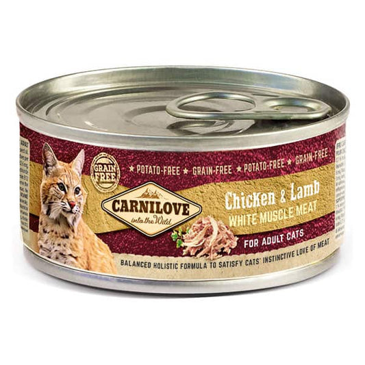 Carnilove Cat Wet Can | Chicken & Lamb 100g