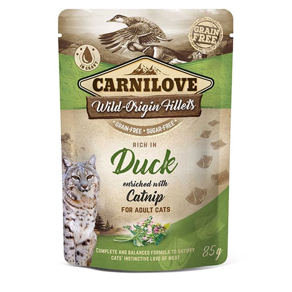 Carnilove Cat Pouch | Duck & Catnip 85g