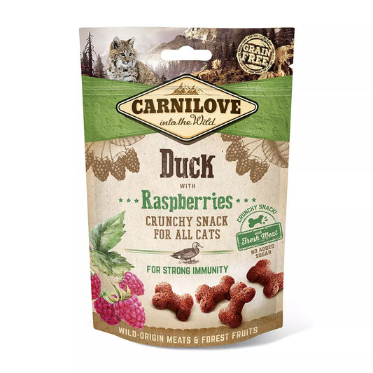 Carnilove Cat Crunch Snacks | Duck & Raspberries