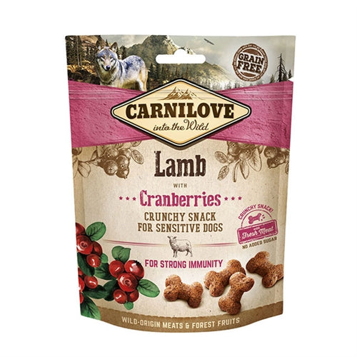 Carnilove Dog Crunchy Snack | Lamb with Cranberries 200g