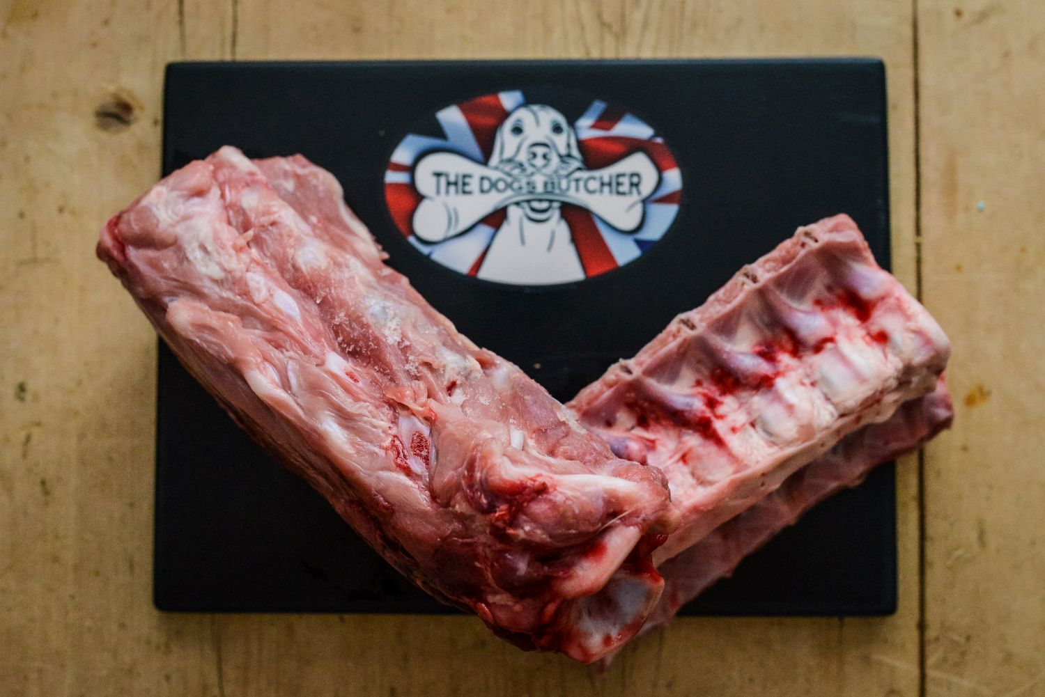 The Dogs Butcher Veal Ribs Neck Spine 1kg Purely Raw