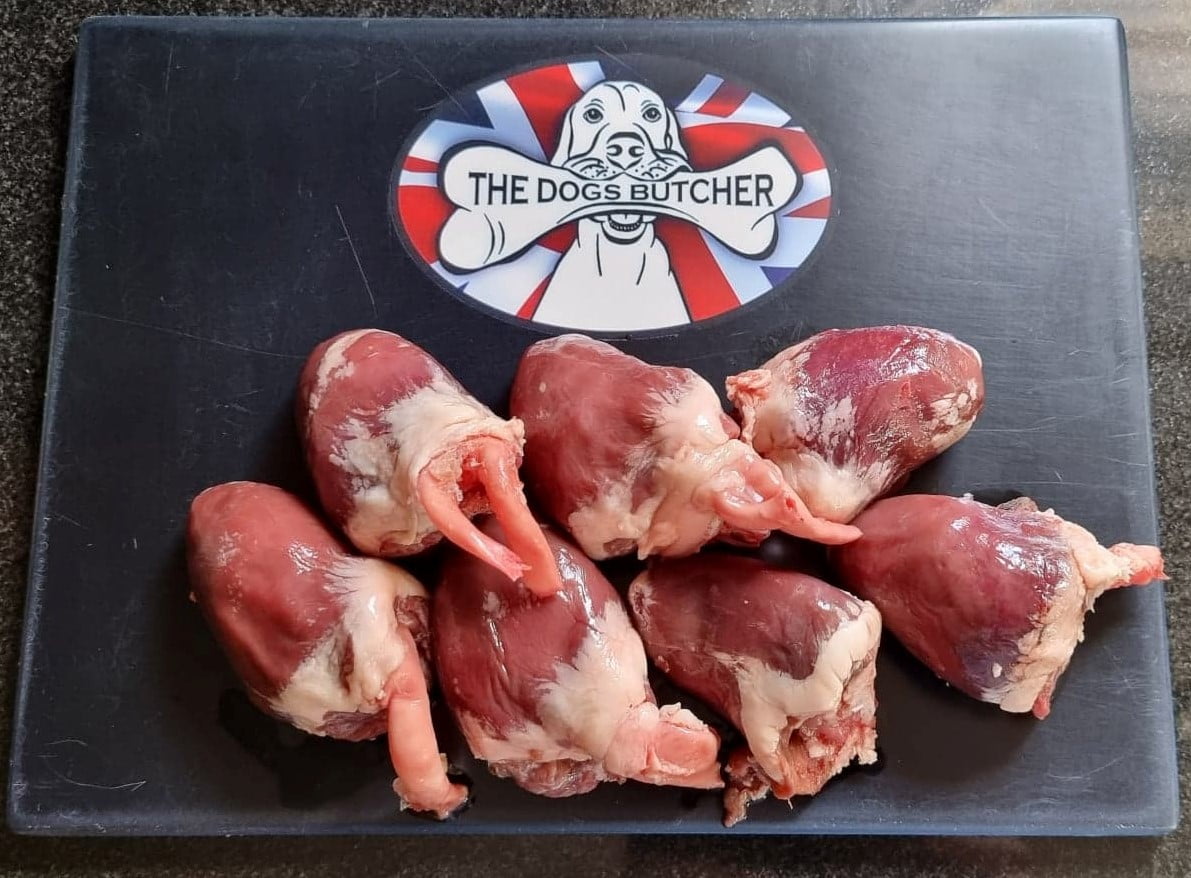 The Dogs Butcher Chicken Hearts 1kg